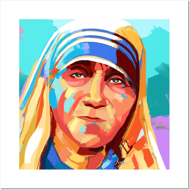 Mother Teresa Wall Art by mailsoncello